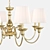 Gloria Pendant Chandelier 3D model small image 2