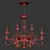 Modern Visconti Ceiling Lighting 3D model small image 5