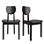 Tribal Twin Chairs: Elegant and Comfortable 3D model small image 2