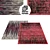 2.3m Irregular Rug Set | High Res Textures 3D model small image 1