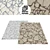 Large Stone Pattern Rug Set 3D model small image 1