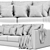 Elegant Telford Sofa | Luxurious Comfort 3D model small image 6