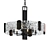 Aberdeen 6-Light Olde Bronze Chandelier 3D model small image 1