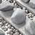 Smooth Pebble Stone Tile 3D model small image 4