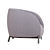 Cider Edition Curl Armchair: Sleek and Stylish Seat 3D model small image 3