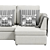 Gessen Corner Sofa: Stylish & Spacious 3D model small image 6