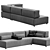 Luxurious Leolux Sofa for the German Home 3D model small image 4
