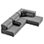 Luxurious Leolux Sofa for the German Home 3D model small image 5