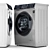 Samsung WW5100R Front Load Washing Machine 3D model small image 2