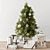 Festive Gifted Green & White Christmas Tree 3D model small image 1