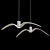 Brokis Night Birds White Pendant Light 3D model small image 2