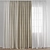 Premium Polygonal Curtain Model 3D model small image 1