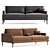 Andes Grand Sofa: Modern Comfort 3D model small image 2