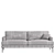 Andes Grand Sofa: Modern Comfort 3D model small image 3