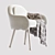 Italian Modern White Wood Armchair by Cristina Celestino 3D model small image 5