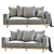 Modern Newport Sofa: Elegant and Stylish 3D model small image 2