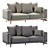 Modern Newport Sofa: Elegant and Stylish 3D model small image 5