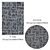 8-Piece Rug Set: Variety of Textures & Materials 3D model small image 2