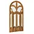 Rustic Russian Wood Door 3D model small image 1