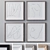 Beautiful Set of Wall Paintings 3D model small image 1