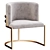 Grisella Modern Armchair: Stylish Comfort for Your Home 3D model small image 1
