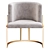 Grisella Modern Armchair: Stylish Comfort for Your Home 3D model small image 4