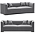 2015 Flexform Sofa: Versatile, Stylish, and Comfortable 3D model small image 1