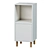 Modern EKET Wardrobe Combo: White & Wood 3D model small image 1
