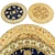 Round Rugs Collection 363 3D model small image 3