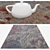 Versatile Set of 6 Rugs with Stunning Details 3D model small image 3