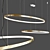 Minimalist LED Pendant Light: ZERO ELLIPSE 3D model small image 2