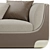 Elegant Longhi Sofa: Bravery 3D model small image 2