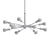 Kichler Armstrong Brass Sputnik Chandelier 3D model small image 2