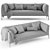 Sits Frej: Stylish Modern Sofa 3D model small image 5