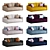 Stylish Moon 162 Sofa: Comfortable and Trendy 3D model small image 2