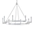 Elegant Talia 8-Light Chandelier 3D model small image 2