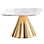 Modern Square Side Table | Gillmore Space Oscar 3D model small image 1