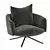 Sleek Livre Armchair: Contemporary Elegance 3D model small image 1