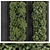 Stylish Vertical Garden: Black Frame Décor 3D model small image 1