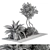 Evergreen Oasis - Outdoor Garden Set 3D model small image 5