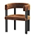 Elegant Baxter T Chair 3D model small image 3