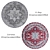 Round Rug Set - 6 Stunning Designs 3D model small image 3