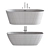 Luxury Bath Tubs by Treesse: Brio & Inka 3D model small image 5