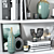 Elegant 14-Piece Decorative Set 3D model small image 3