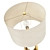 Elegant Helena Brass LED Table Lamp 3D model small image 2