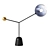 Elegant Pirouette Table Lamp 3D model small image 1