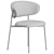 Modern Metal Oleandro Chair 3D model small image 3