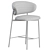 Modern Metal Bar Stool by Calligaris 3D model small image 4