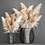 Title: Vintage White Reed Bouquet 3D model small image 1