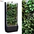 Vertical Plant Box Set - Lowpoly 177 3D model small image 1